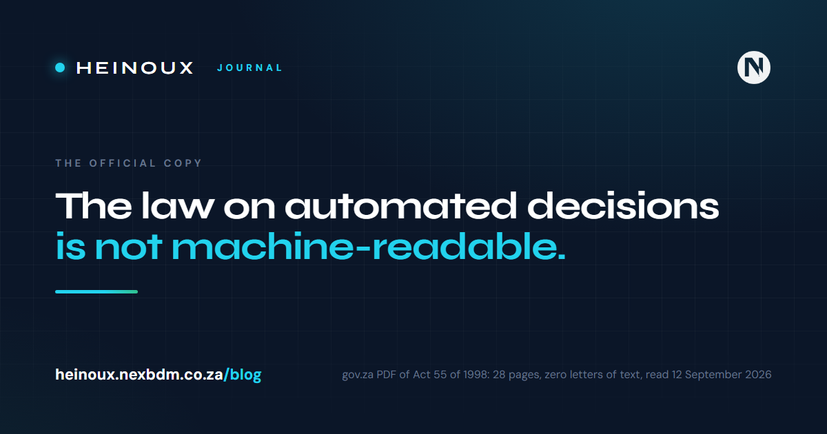 The law on automated decisions is not machine-readable